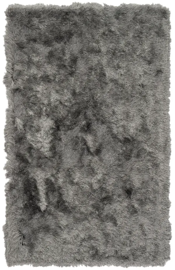 PARIS SHAG Grey 2'-6' X 4' Accent Rug