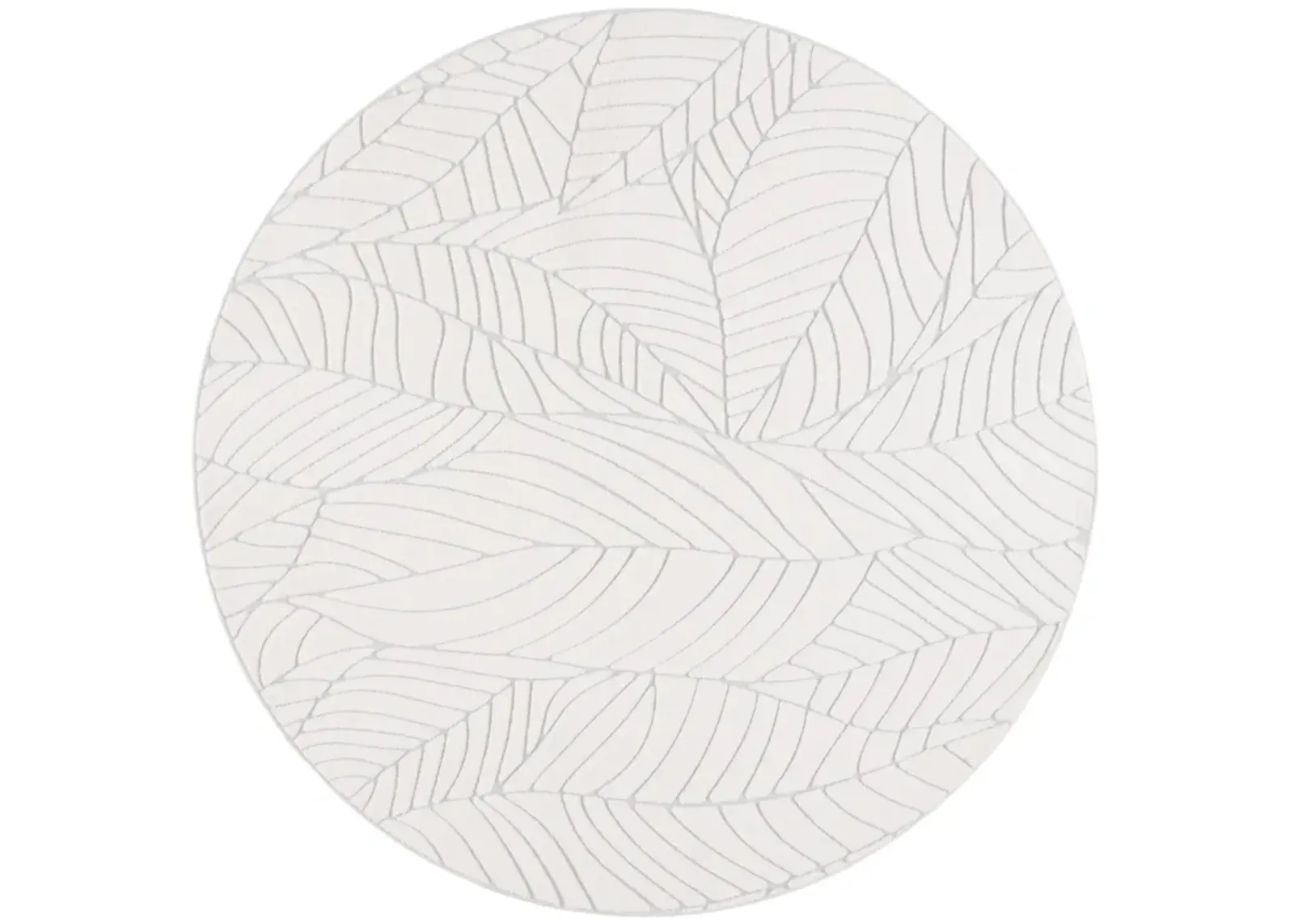 VERSAILLIES 654 IVORY 6' x 6' Round Round Rug