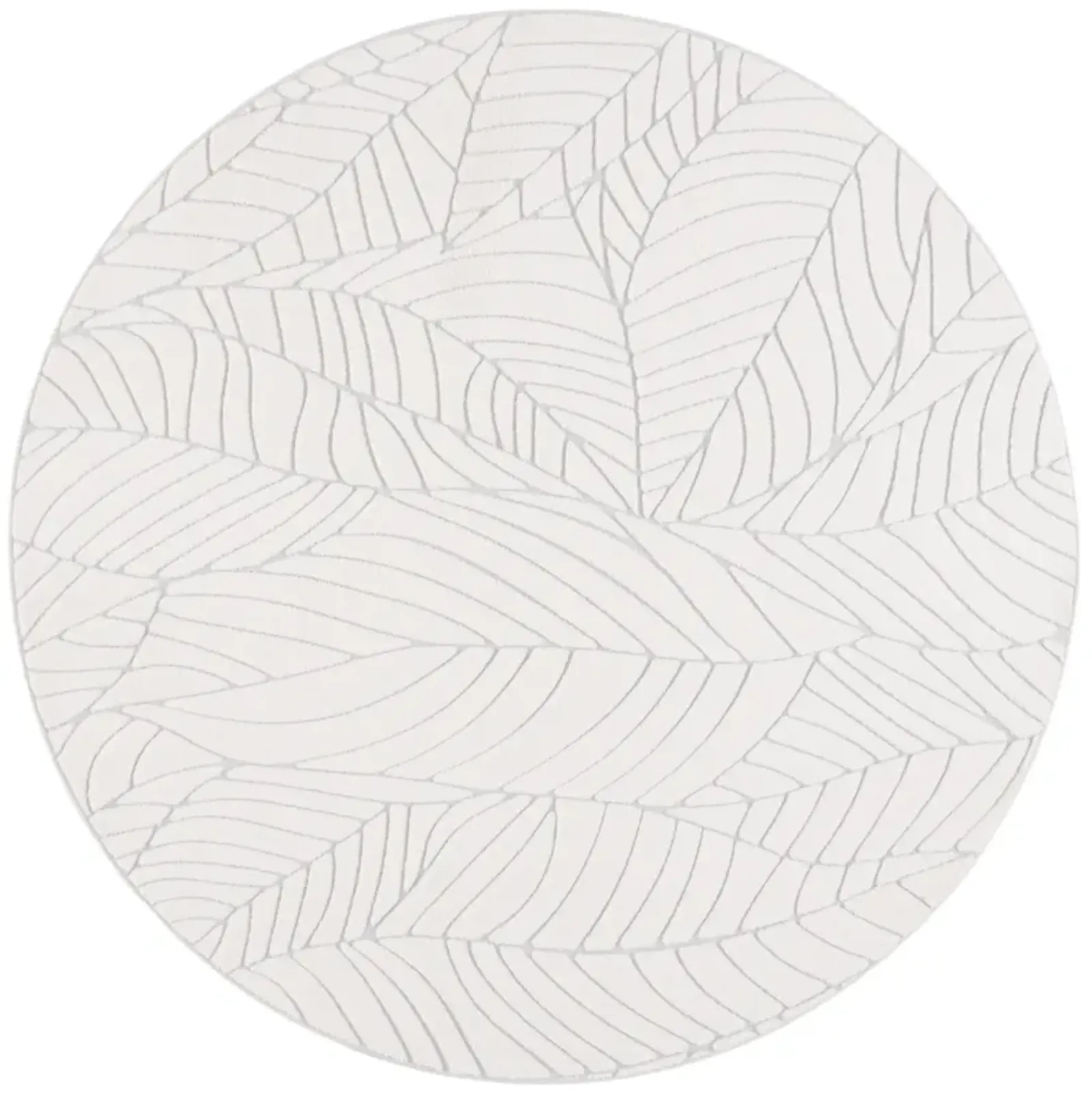 VERSAILLIES 654 IVORY 6' x 6' Round Round Rug