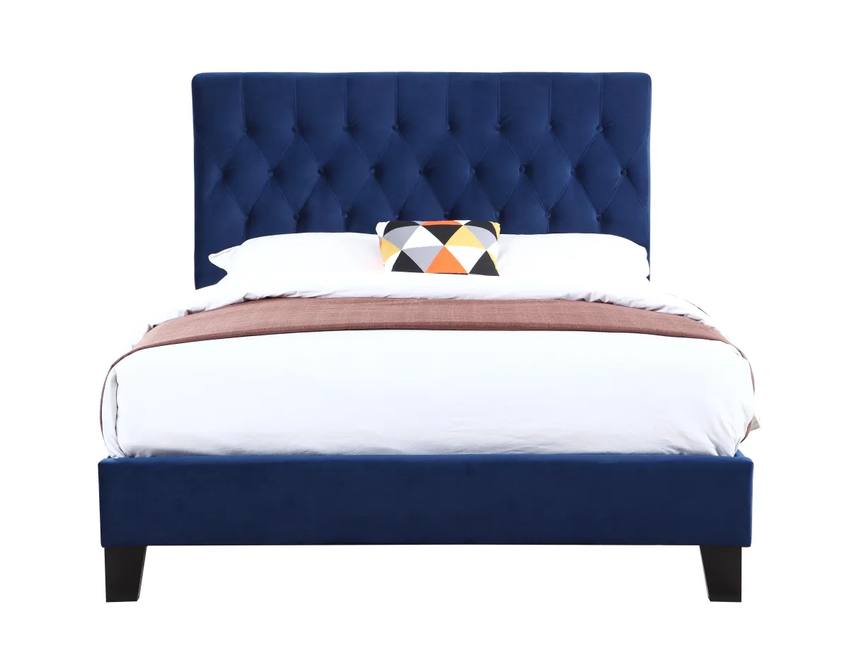 Amelia King Upholstered Bed