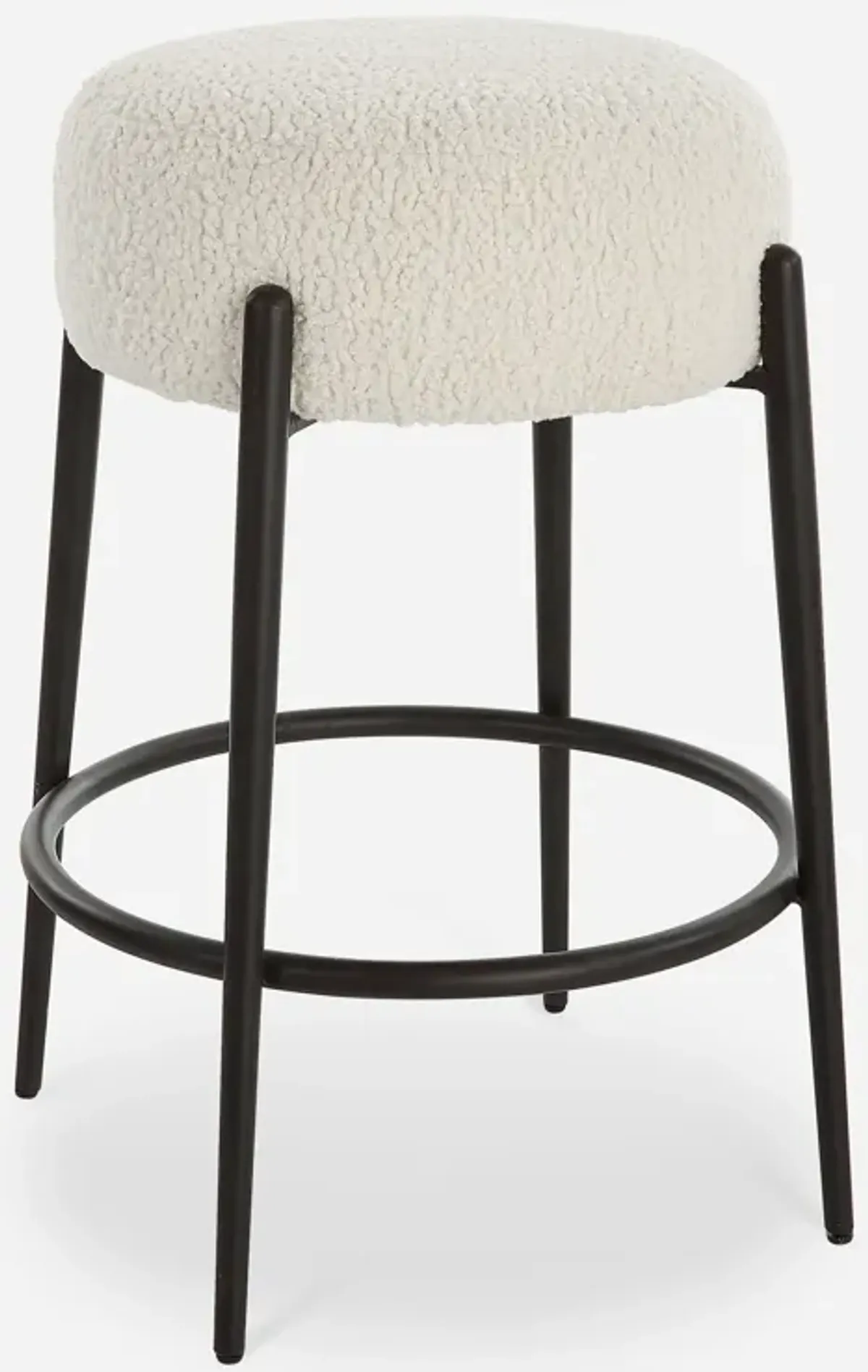 Arles Plush Counter Stool