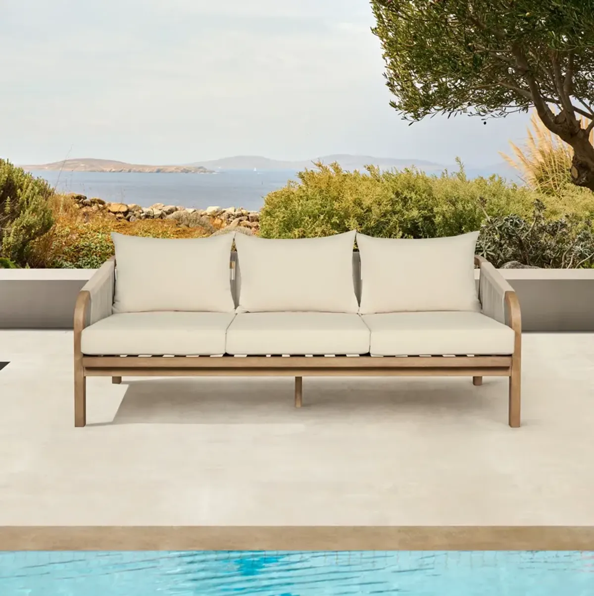 Cypress Outdoor Patio Sofa 