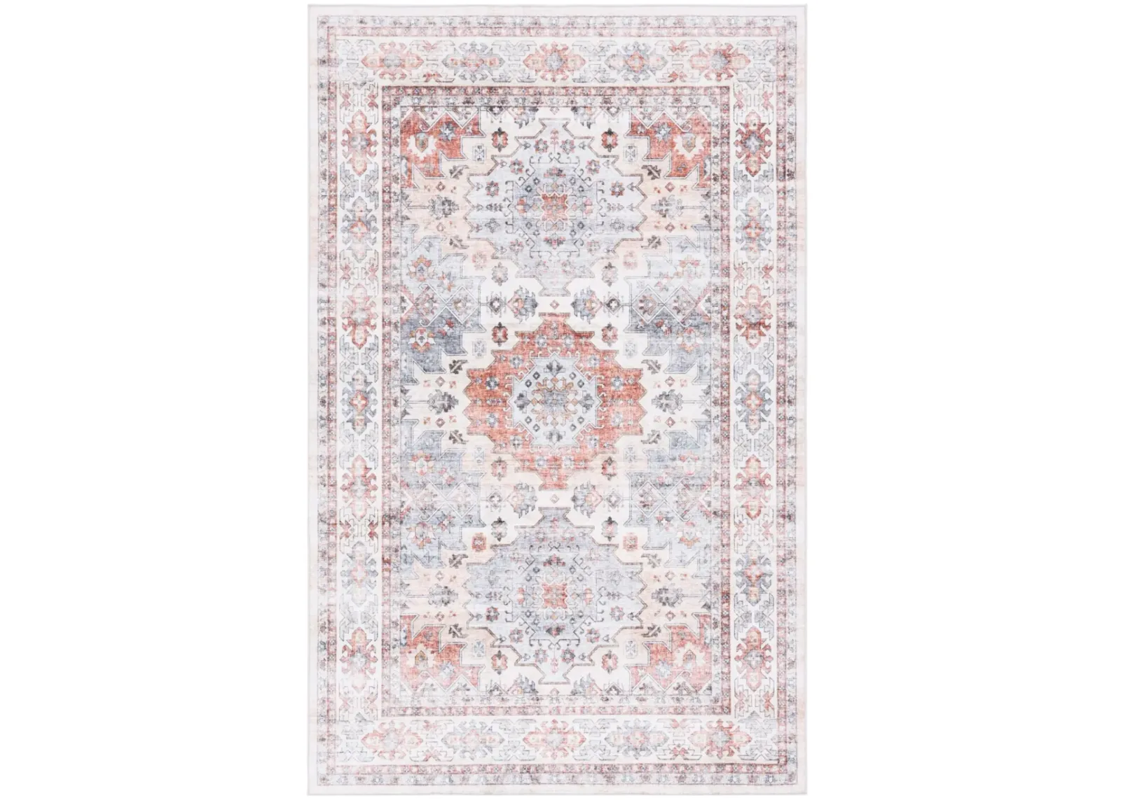 ARIZONA 512 RUST  9' x 12' Large Rectangle Rug