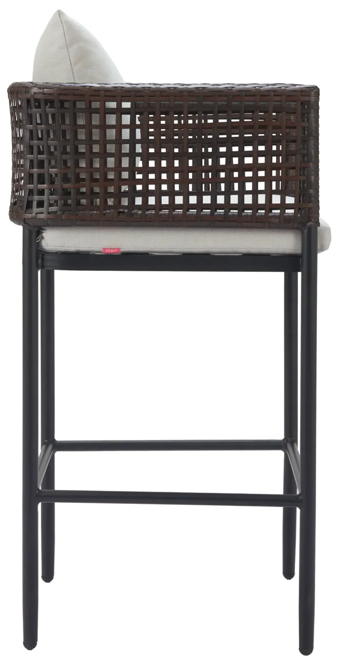 Palm Paradise Barstool Gray