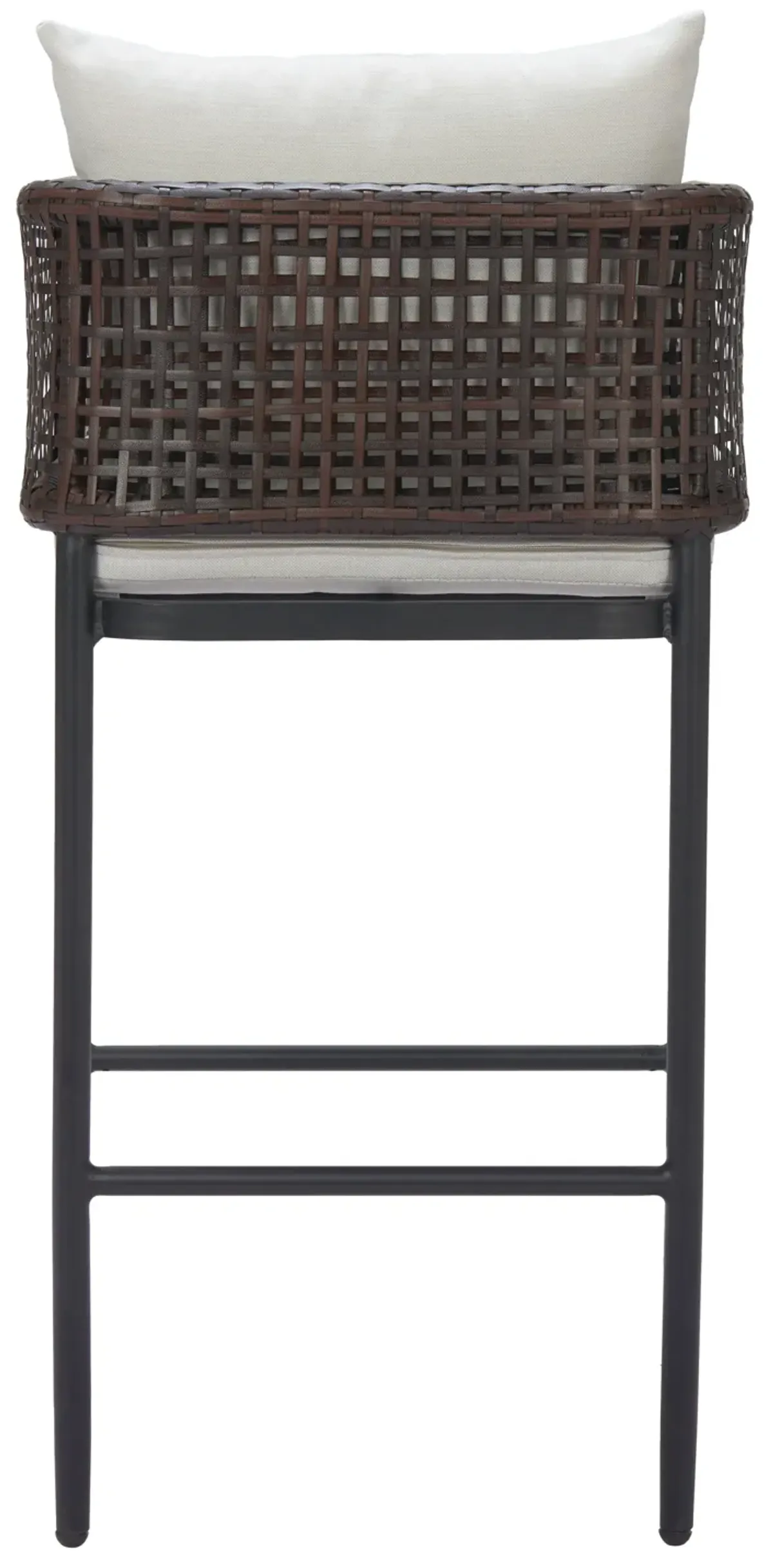 Palm Paradise Barstool Gray