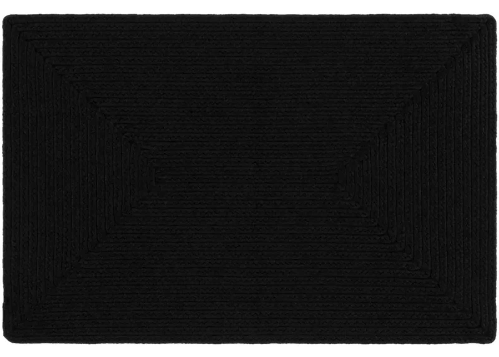 BRD315 BLACK 5' x 8' Medium Rectangle Rug