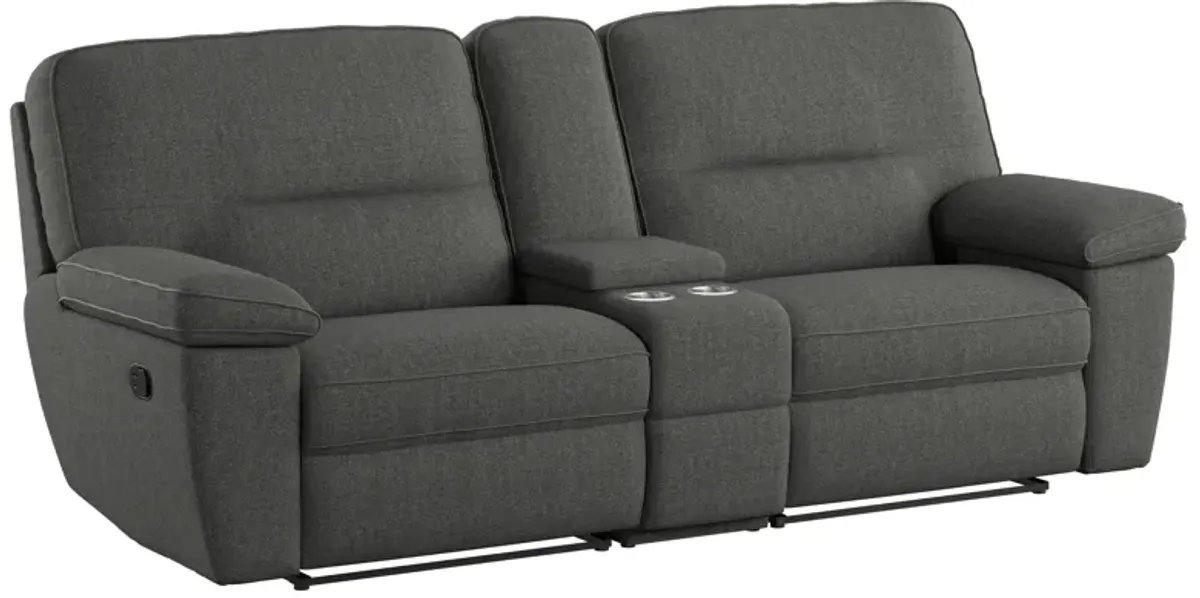 Alberta Modular Reclining Console Loveseat