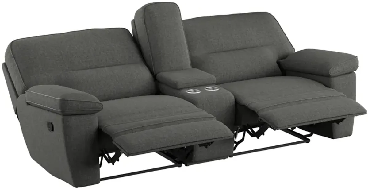 Alberta Modular Reclining Console Loveseat