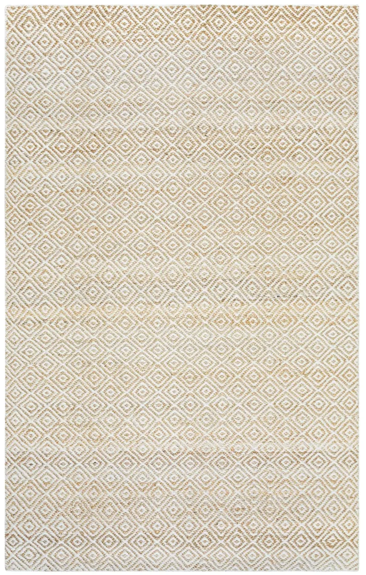 Ellington Natural  pattern  Jute / Wool  3' x 5' Rectangle Rug