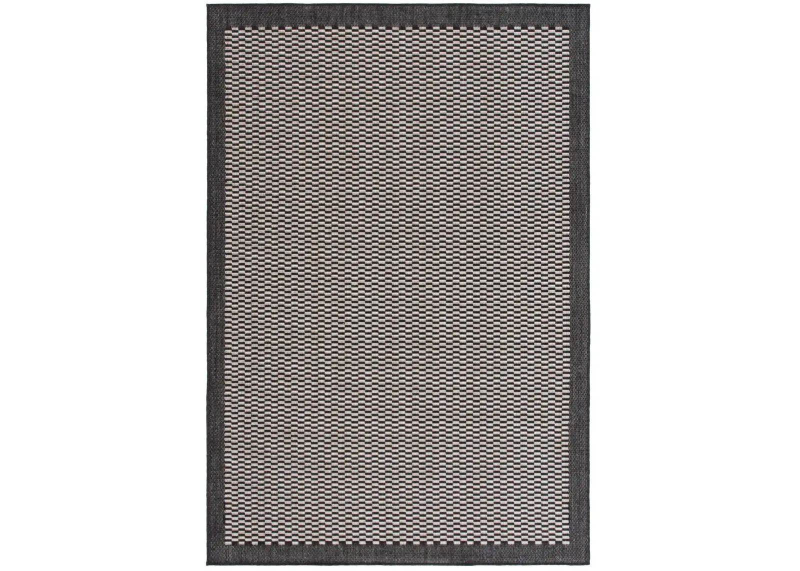 BEACH HOUSE 404 BLACK  4' x 6' Small Rectangle Rug