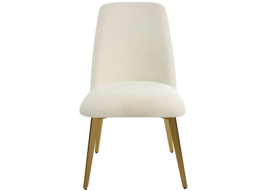 Vantage Off White Fabric Dining Chair