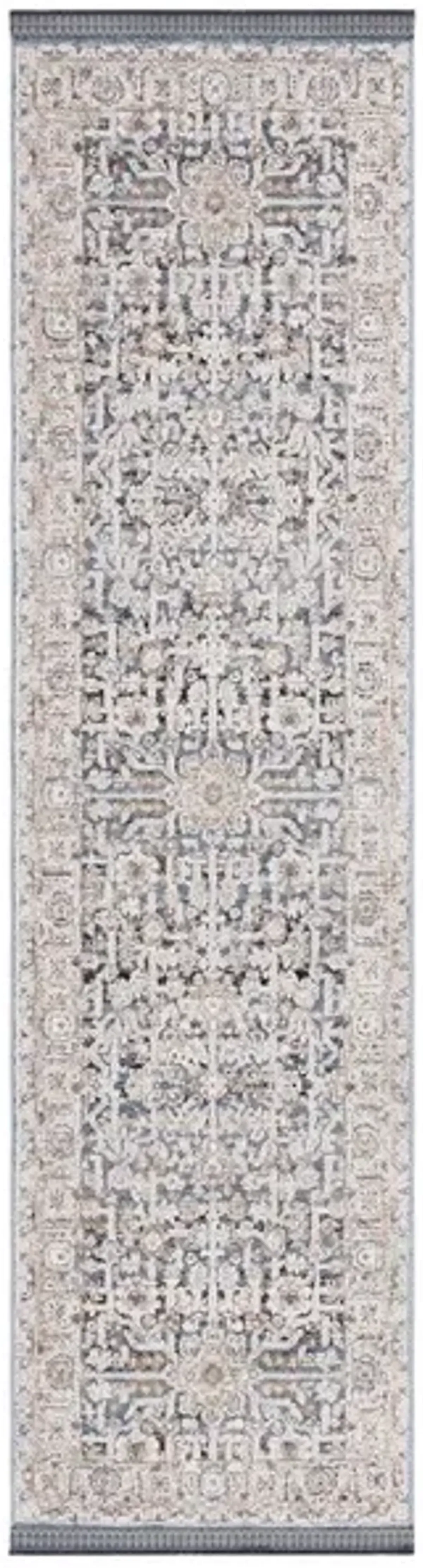 VIVALDI 546 Blue  2'-2' X 8' Runner Rug