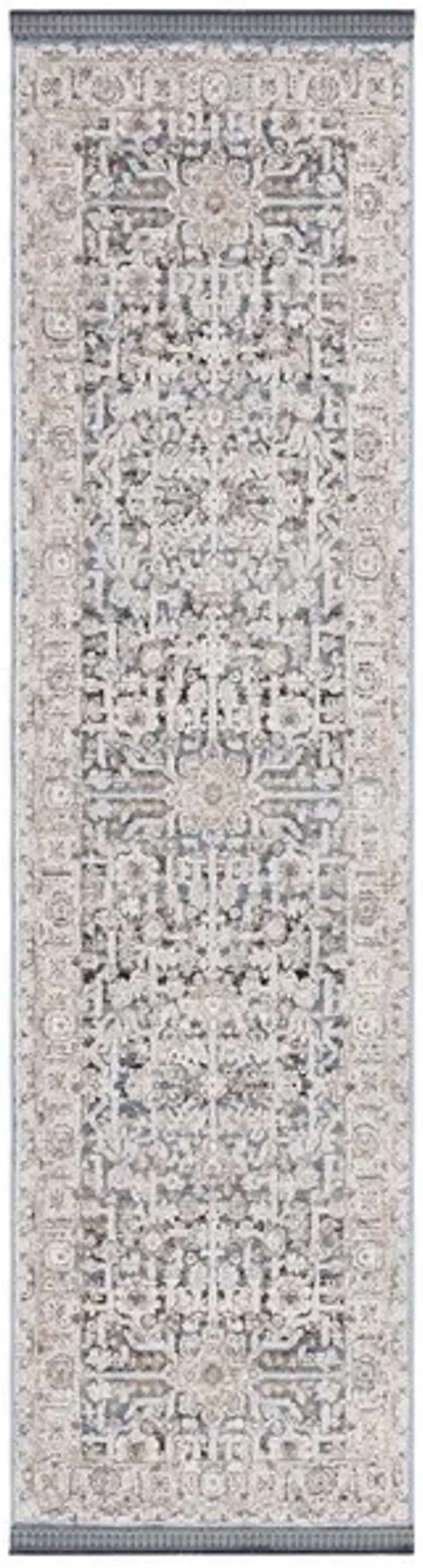 VIVALDI 546 Blue  2'-2' X 8' Runner Rug