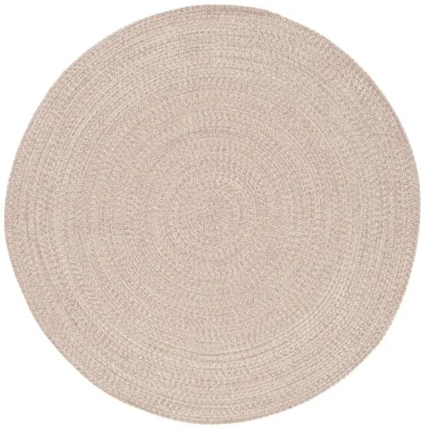 BRAIDED Hand Woven 8' x 8' Round area rug