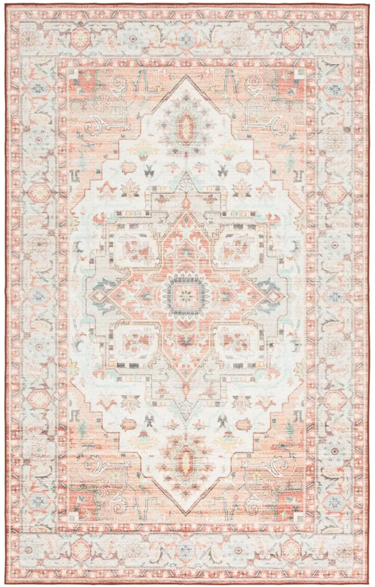 ARIZONA 913 LIGHT RUST  5' x 8' Medium Rectangle Rug