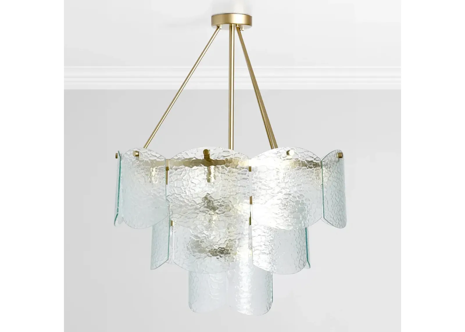 Theresa 16-Light Glass Chandelier