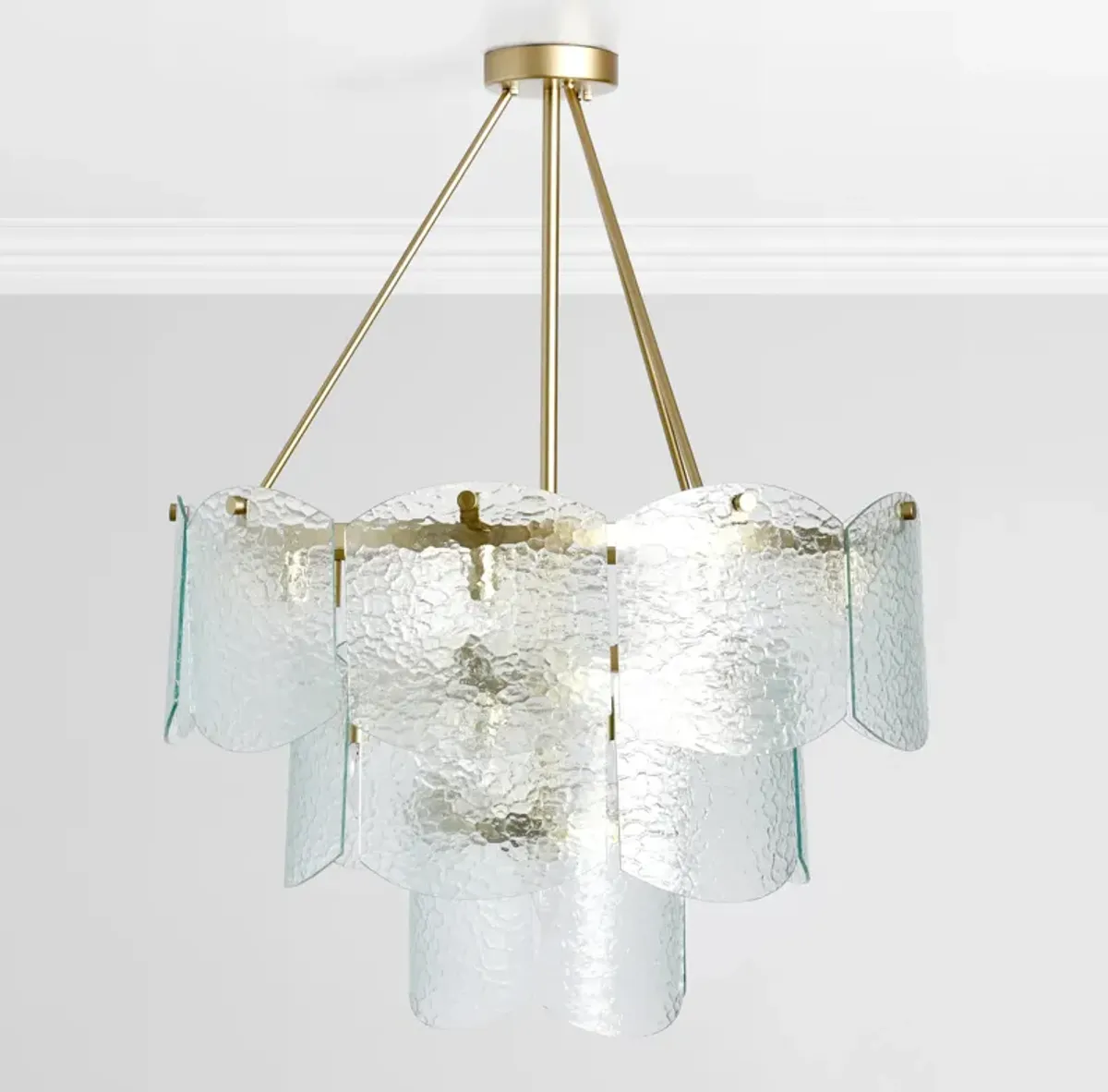 Theresa 16-Light Glass Chandelier