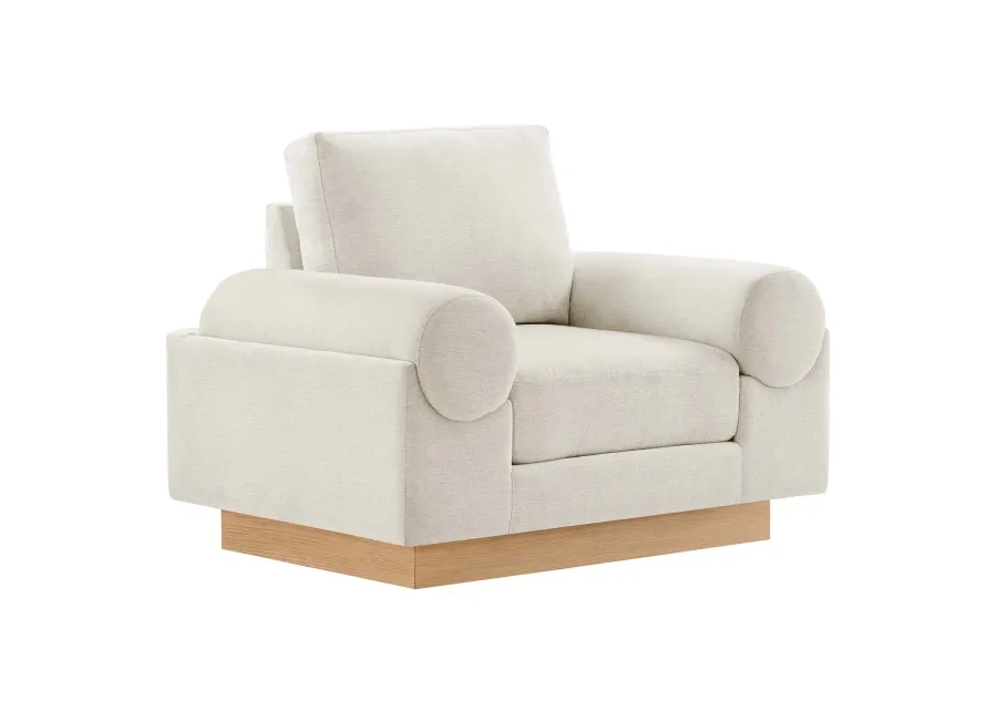 Oasis Upholstered Fabric Armchair