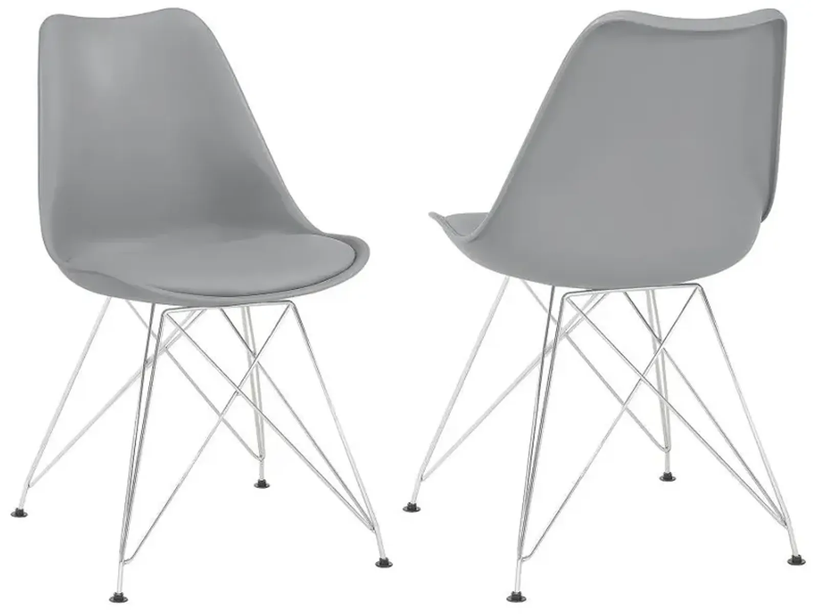 Juniper Upholstered Side Chairs Grey (Set of 2)