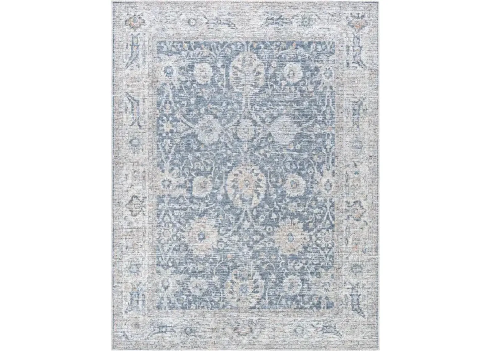 Vinny VNY-2306 6'7" x 9' Machine Washable Woven Rug