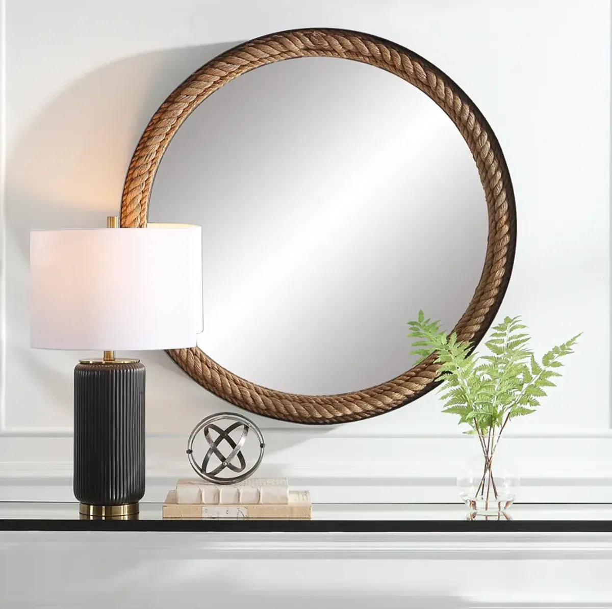 Bolton Round Rope Mirror