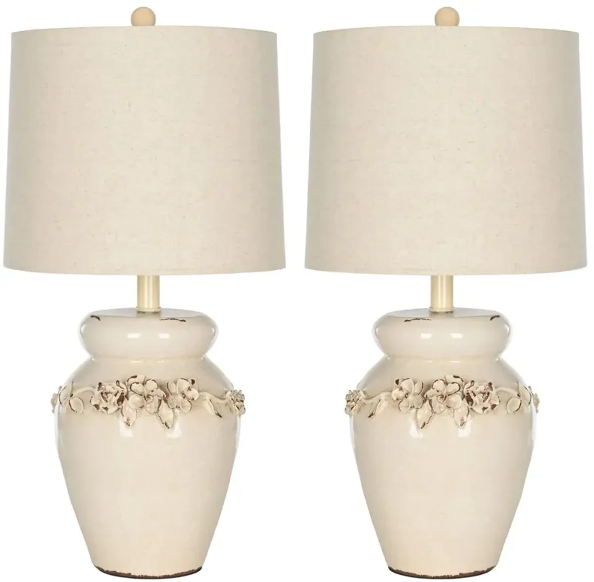 Marquesa 24-Inch H Vase Lamp - Set of 2