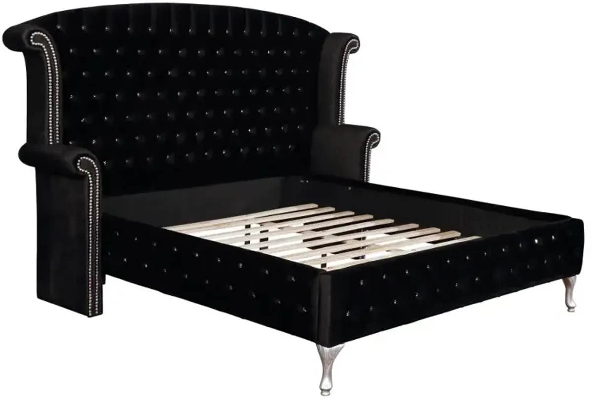 Deanna 4-piece Eastern King Bedroom Set Black