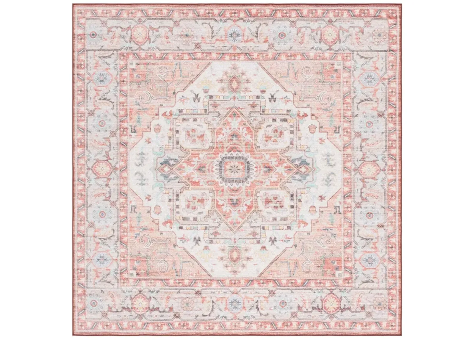 ARIZONA 913 LIGHT RUST  6' x 6' Square Square Rug