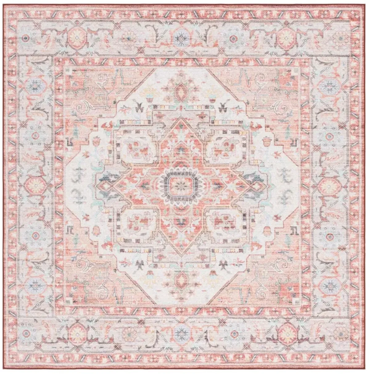 ARIZONA 913 LIGHT RUST  6' x 6' Square Square Rug