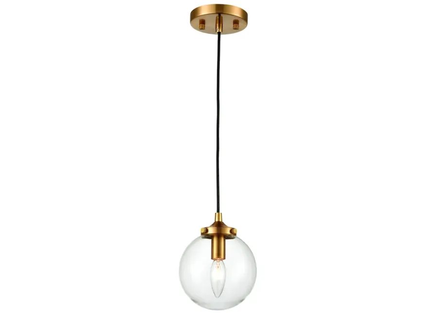 Boudreaux 6" Wide 1-Light Mini Pendant - Antique Gold