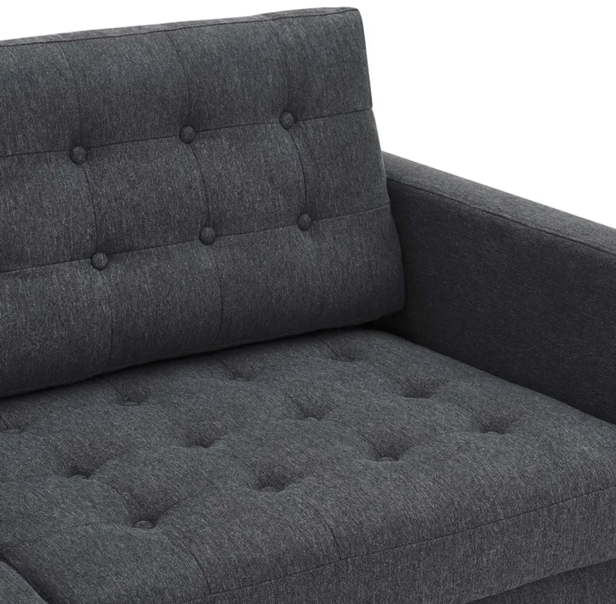 Exalt Tufted Fabric Sofa