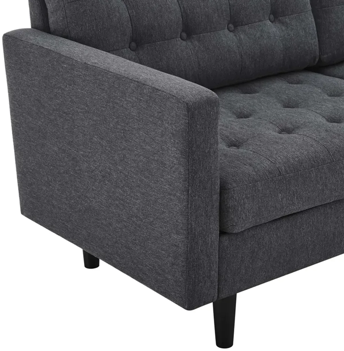 Exalt Tufted Fabric Sofa