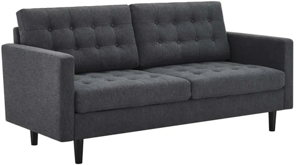 Exalt Tufted Fabric Sofa