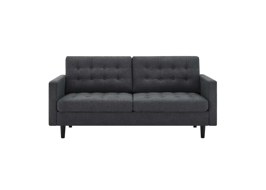 Exalt Tufted Fabric Sofa