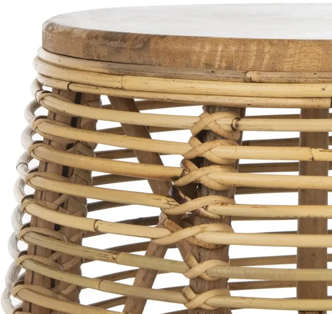 Maui  Drum Stool Table