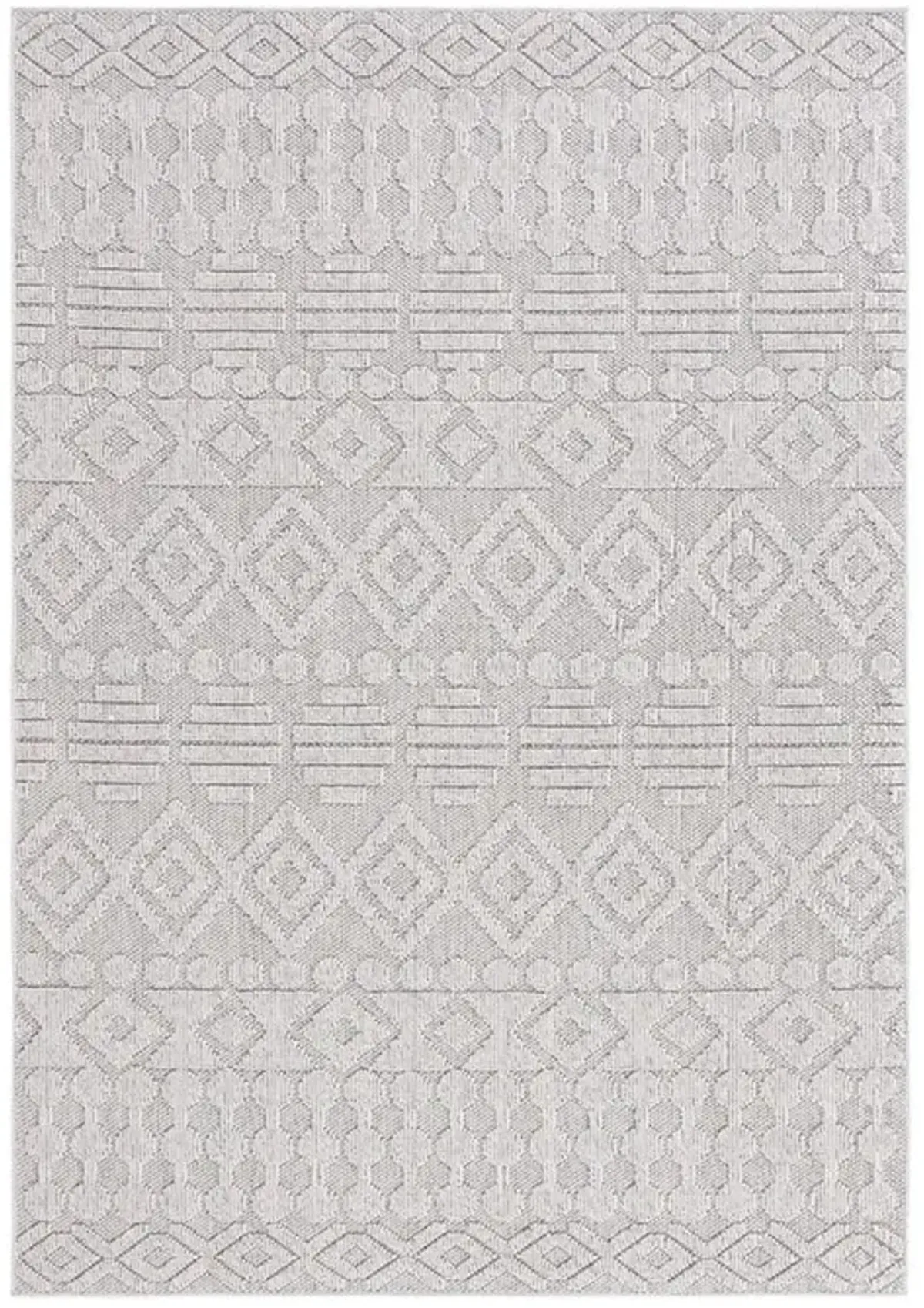 GLOBAL 214 Grey  8' X 10' Large Rectangle Rug