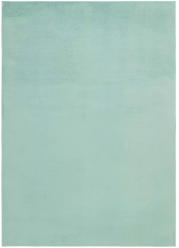 FAUX RABBIT FUR 100 SAGE 8' x 10' Large Rectangle Rug