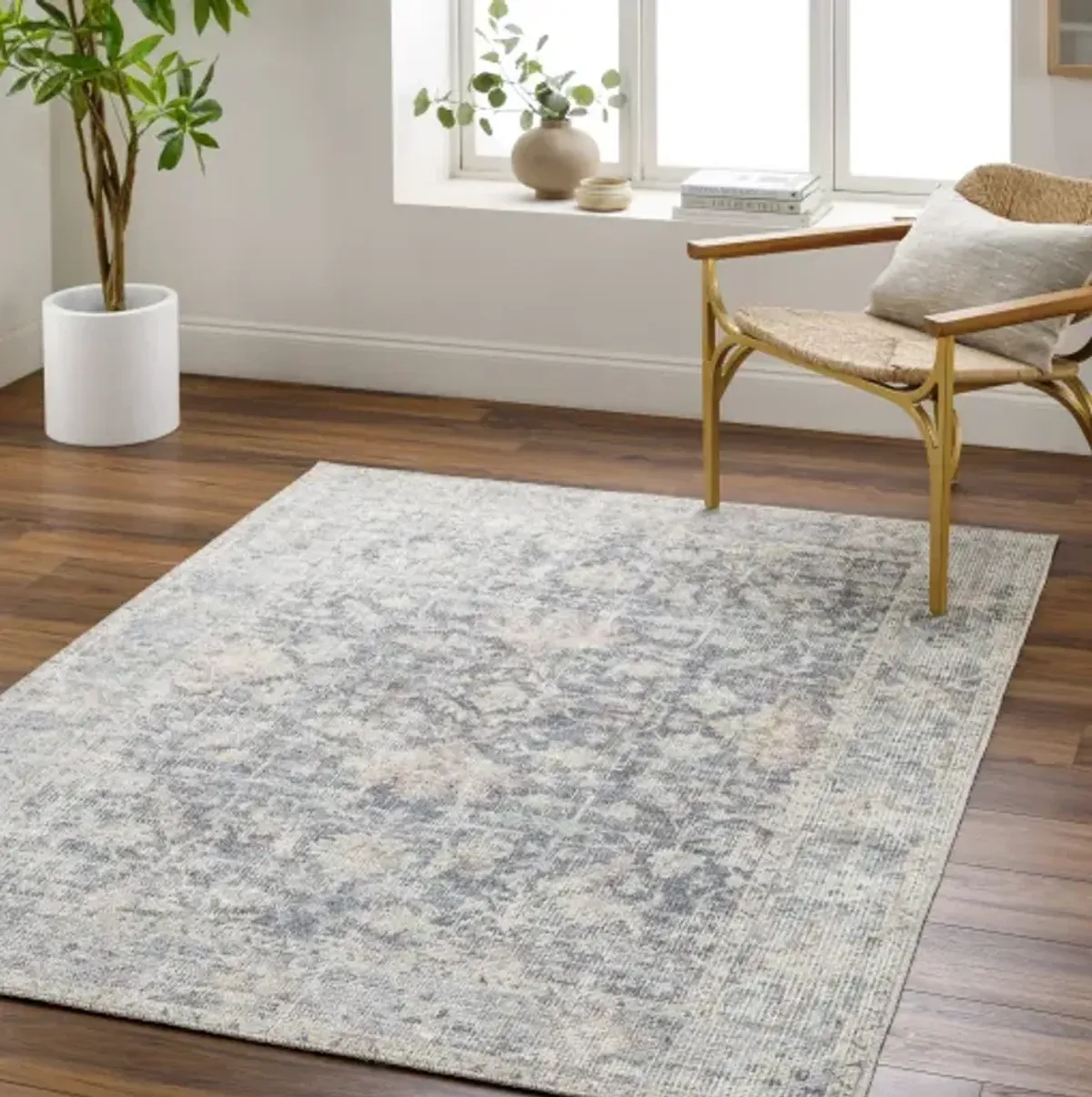 Olympic PNWOL-2304 7'10" x 10' Machine Woven Rug