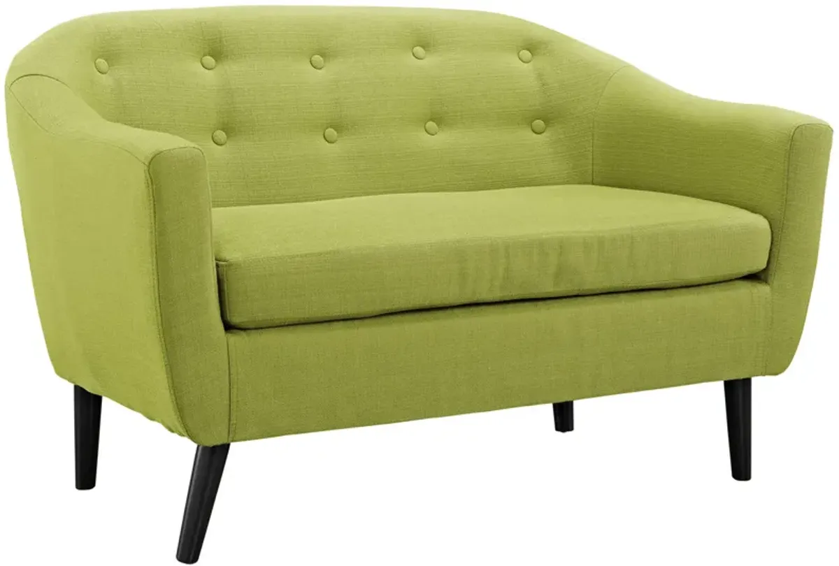 Wit Upholstered Fabric Loveseat