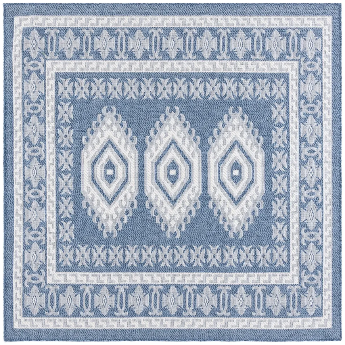 BERMUDA  827 NAVY  6'-7' X 6'-7' Square Square Rug