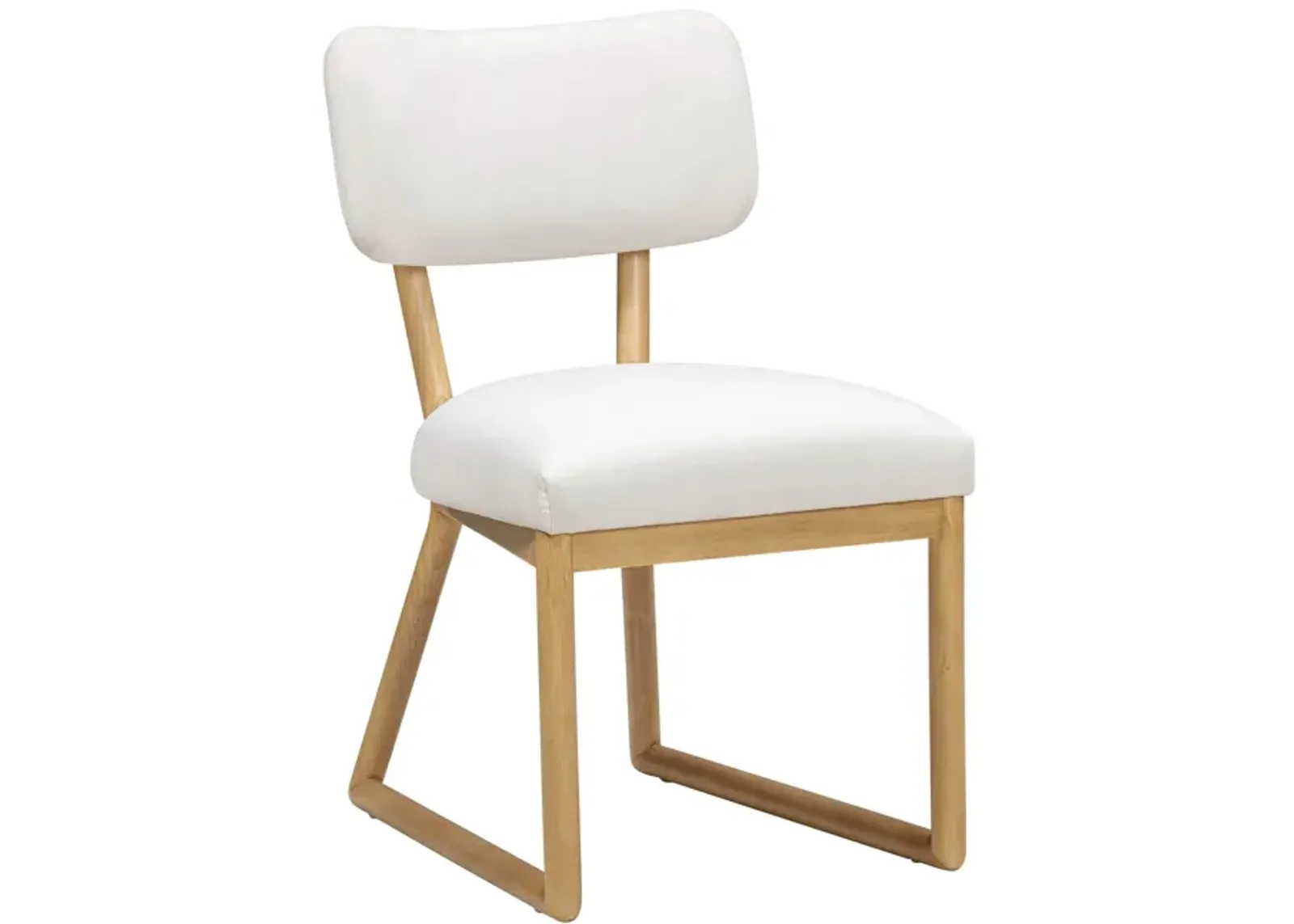 Bobbie Cream Recycled Fabric Dining Chair