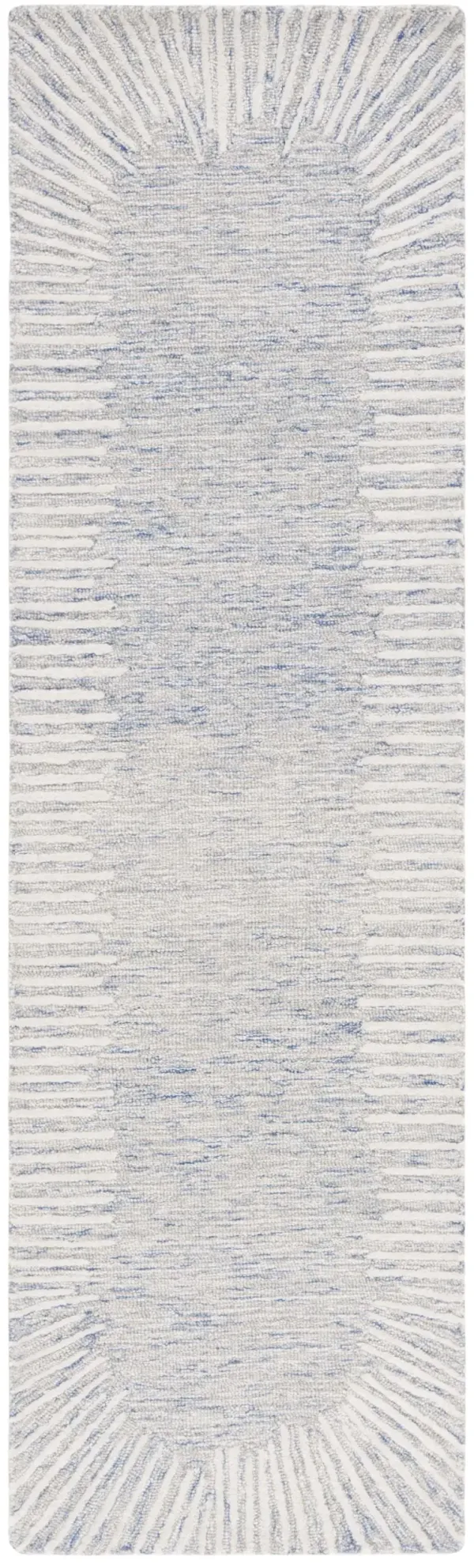 ABSTRACT Hand Tufted 2'-3' x 10' runner