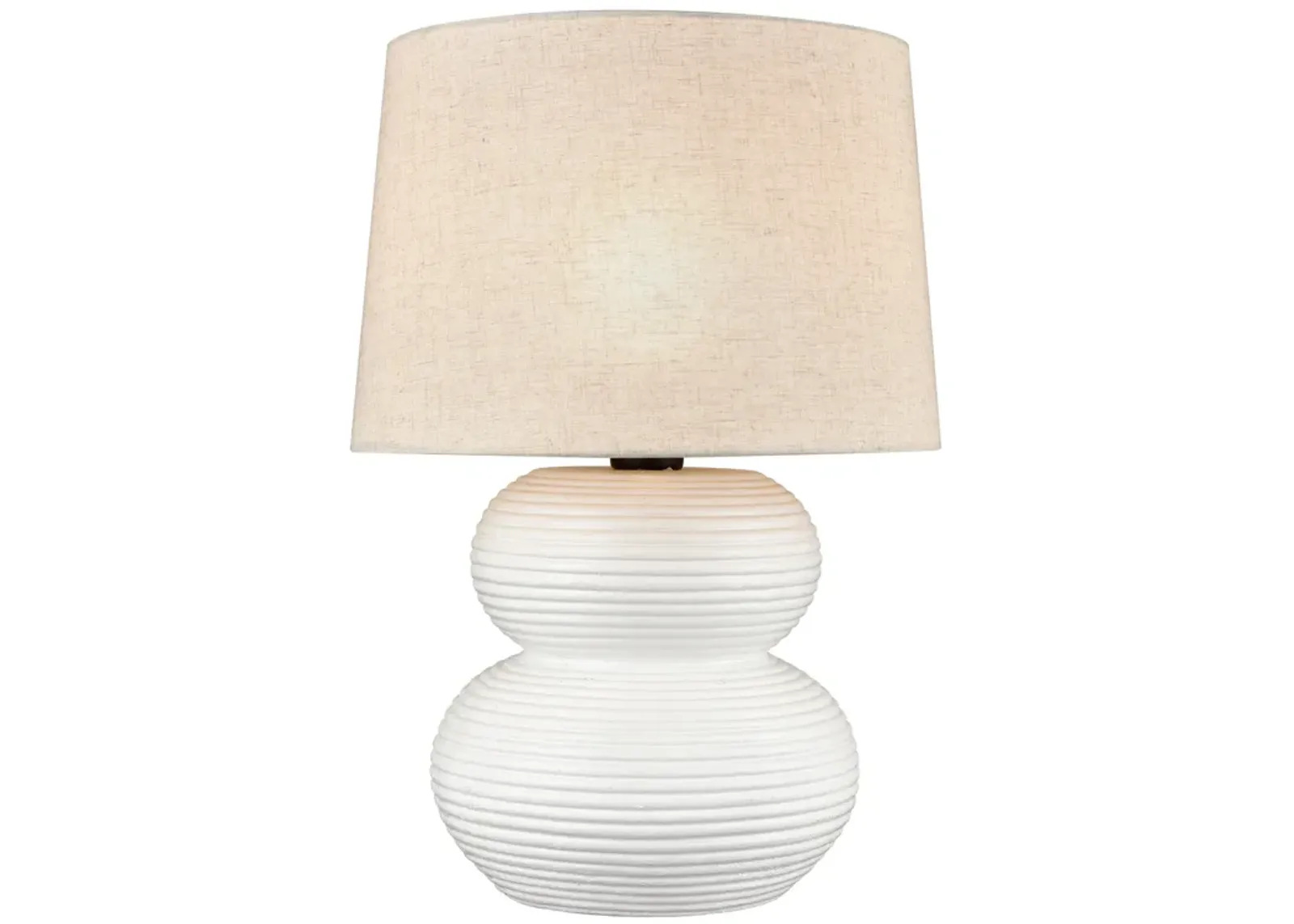 Phillipa 25" High 1-Light Outdoor Table Lamp - Matte White