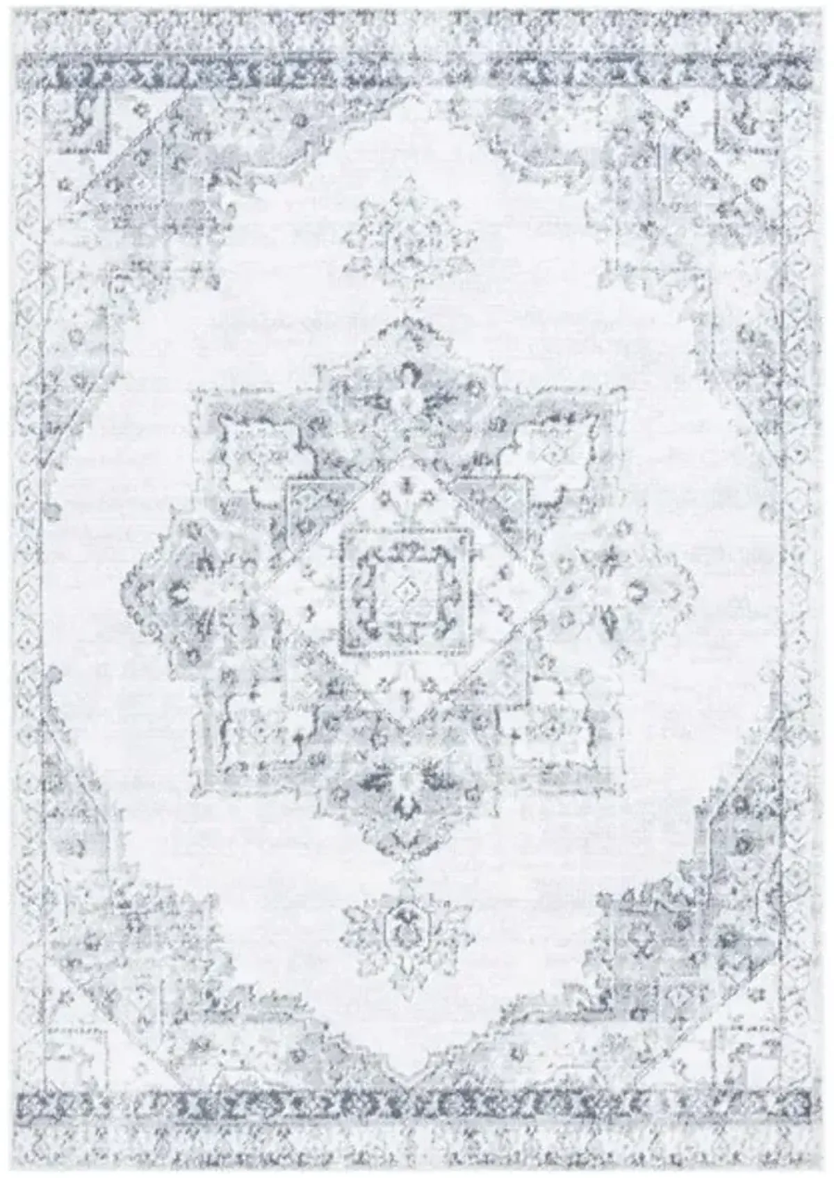 LAYLA 104 Grey 4'-5' x 6'-5' Medium Rectangle Rug