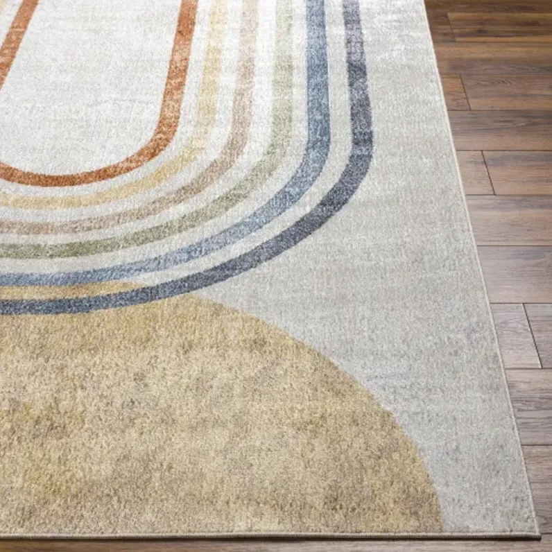 Lillian LLL-2314 2'7" x 7'3" Machine Woven Rug