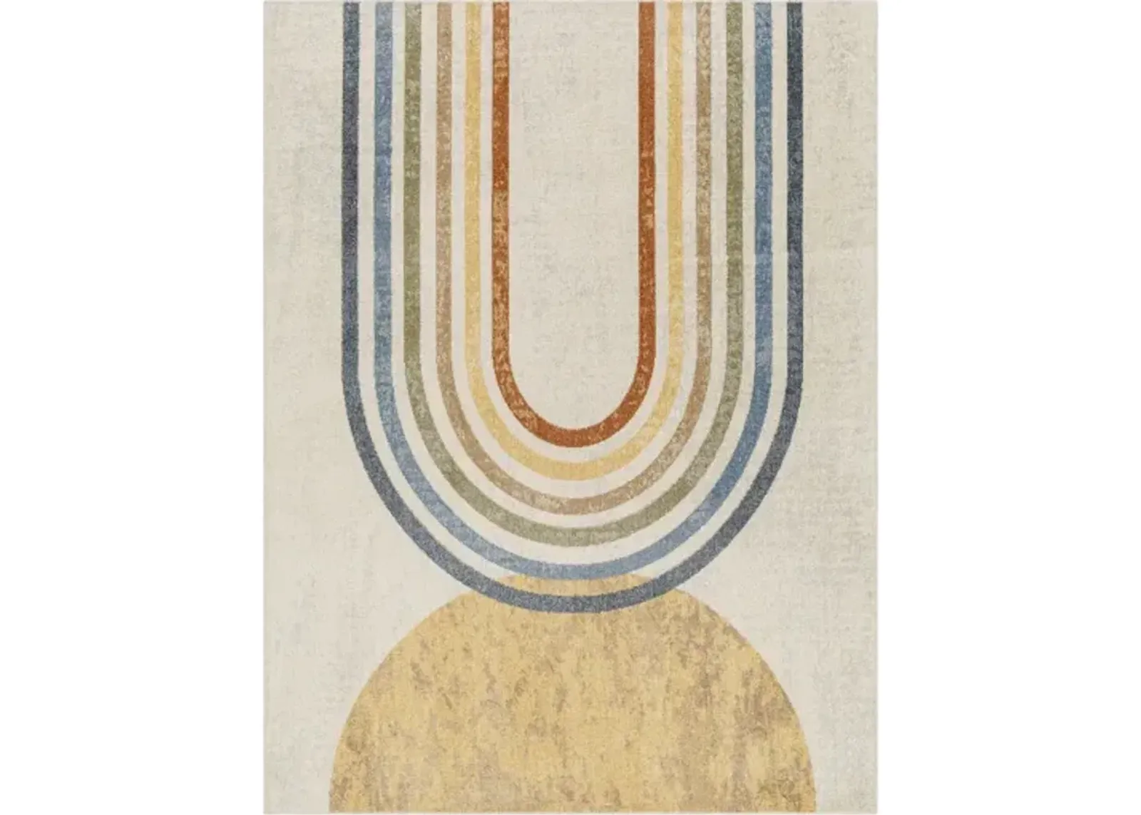 Lillian LLL-2314 2'7" x 7'3" Machine Woven Rug