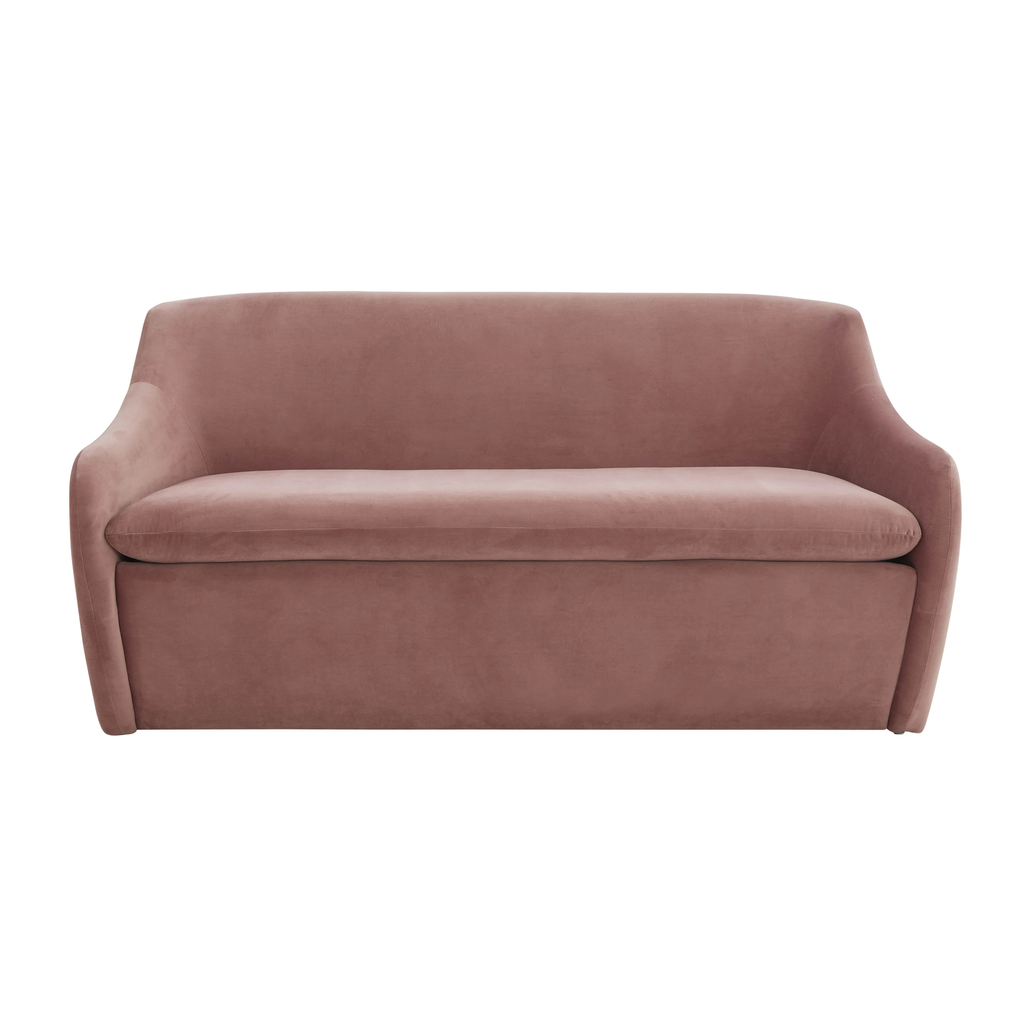 Cellia Mauve Velvet Loveseat