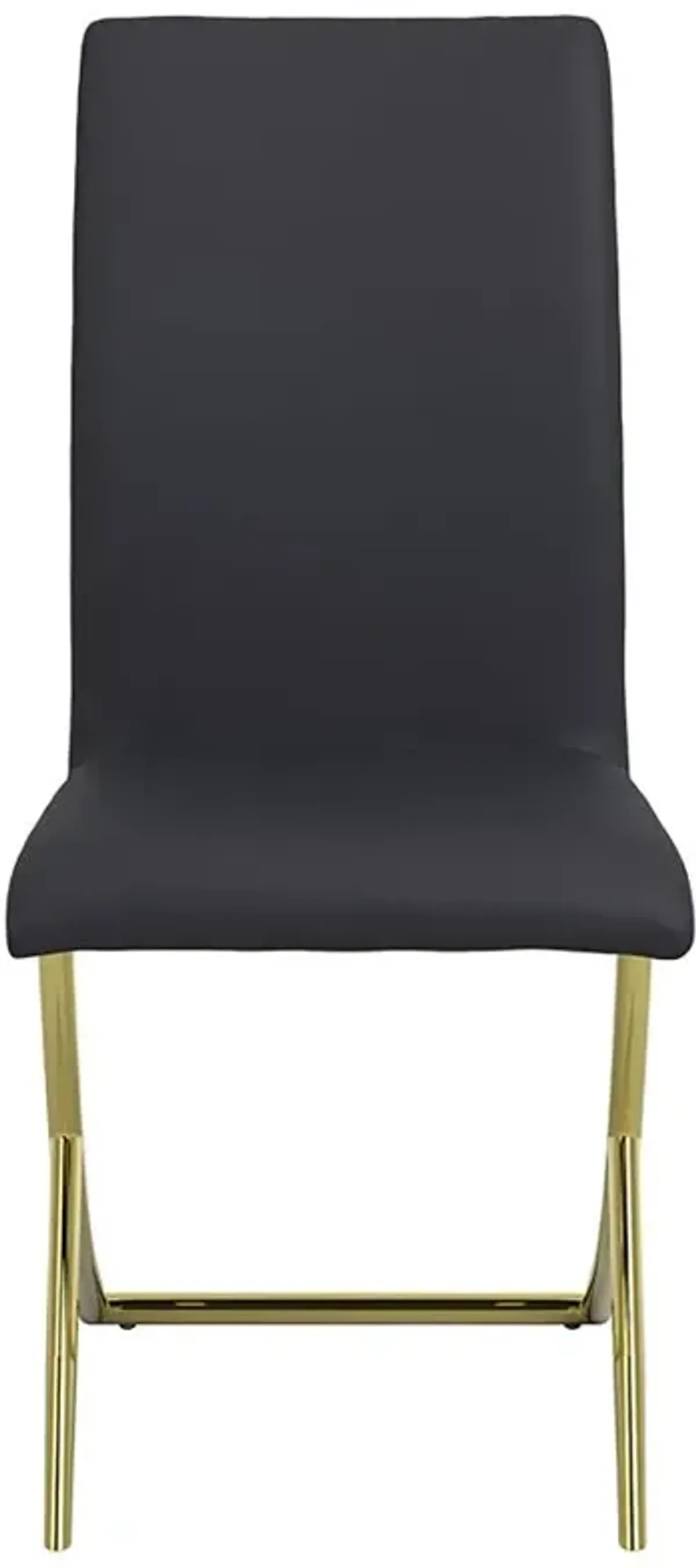 Carmelia Upholstered Side Chairs Black (Set of 4)