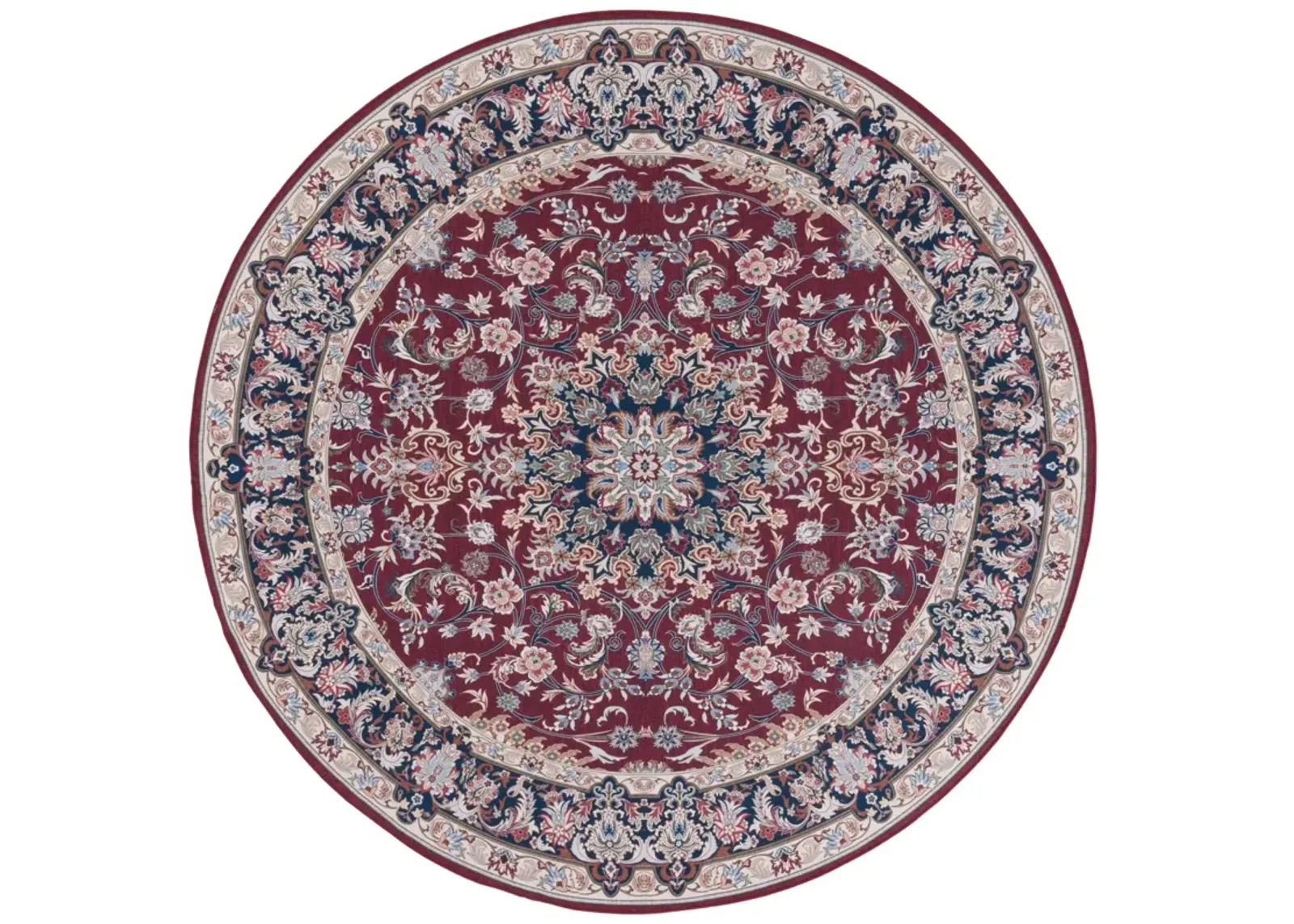 TUCSON 135 M/W S/R RED  8' x 8' Round Round Rug