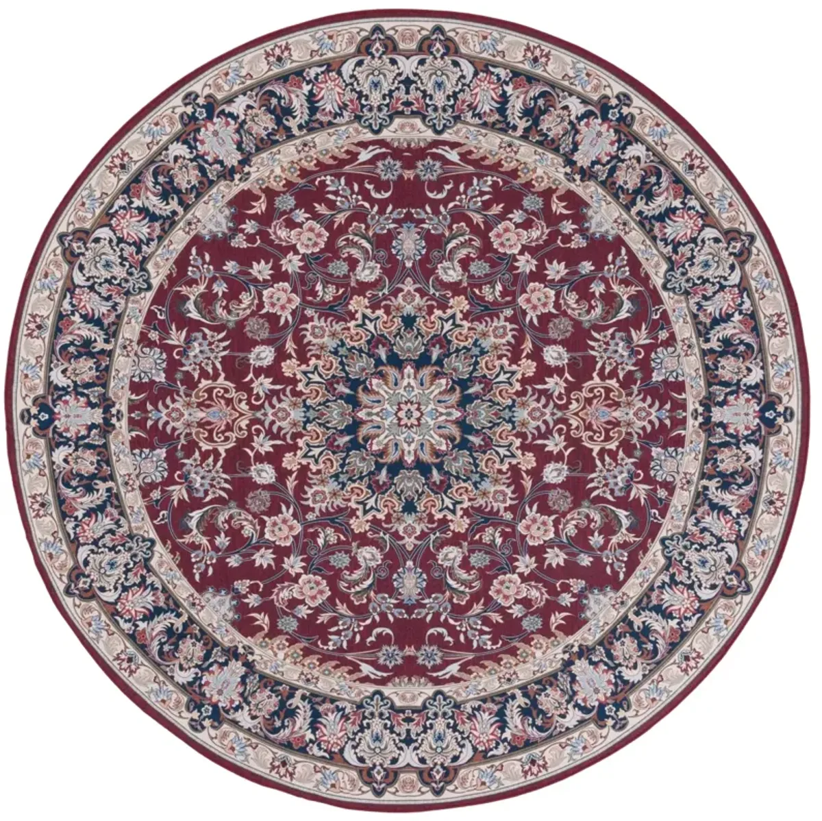 TUCSON 135 M/W S/R RED  8' x 8' Round Round Rug